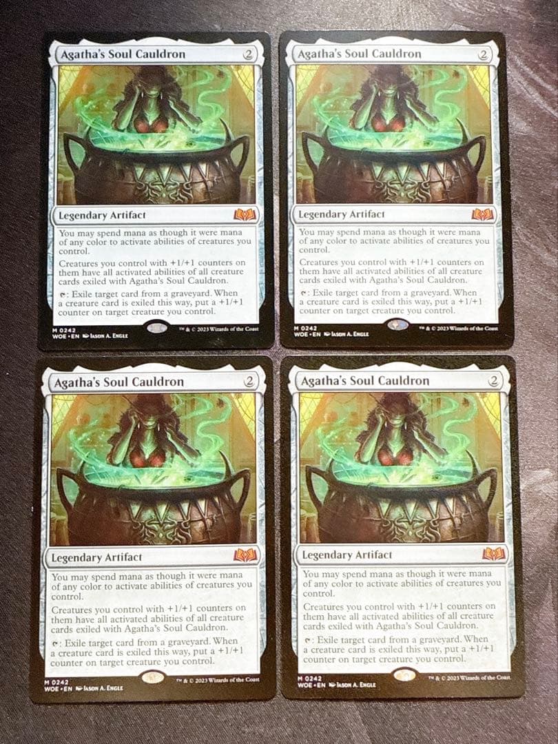 アガサの魂の大釜　英語　4枚セット