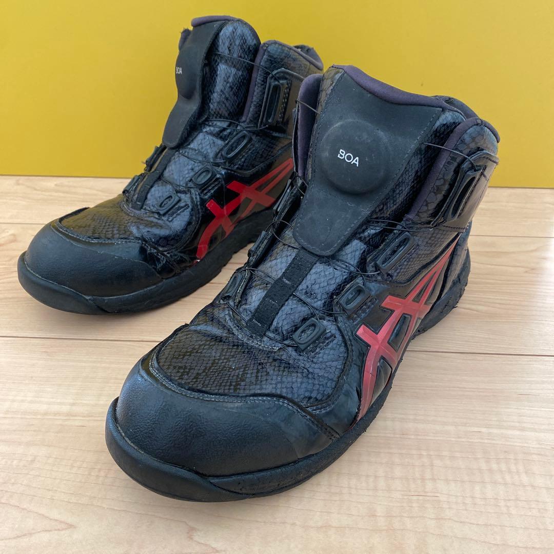 アシックス　限定色　安全靴 ウィンジョブ CP304 ブラックエディション