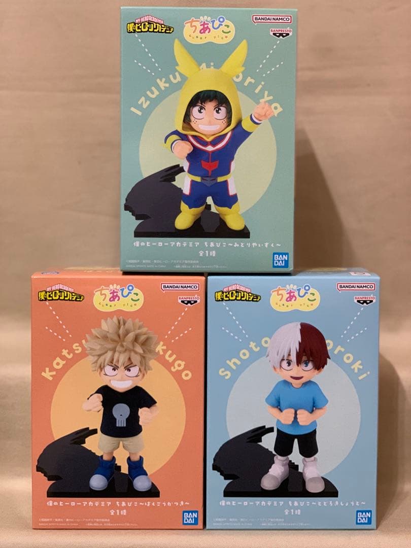 僕のヒーローアカデミア ちあぴこ 全3種 コンプリートセット