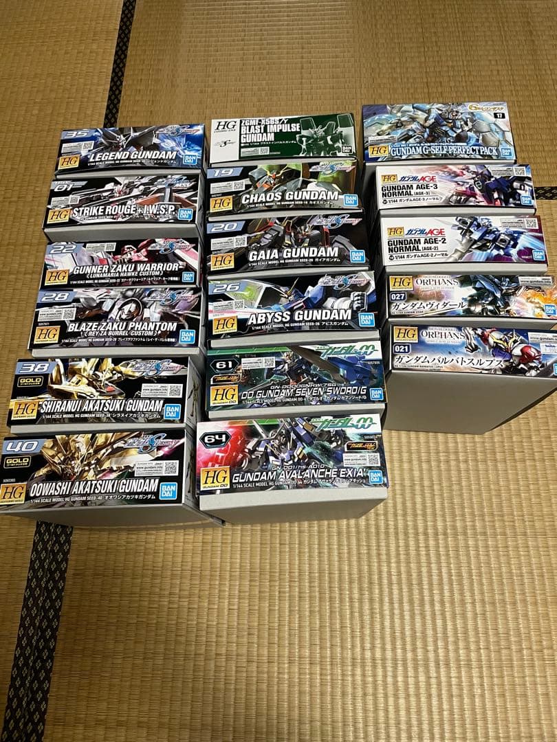 HGガンプラセット 17種まとめ売り 値下げ中】HG MG SEED 人気機体 ガンプラ セット まとめ売り 12点