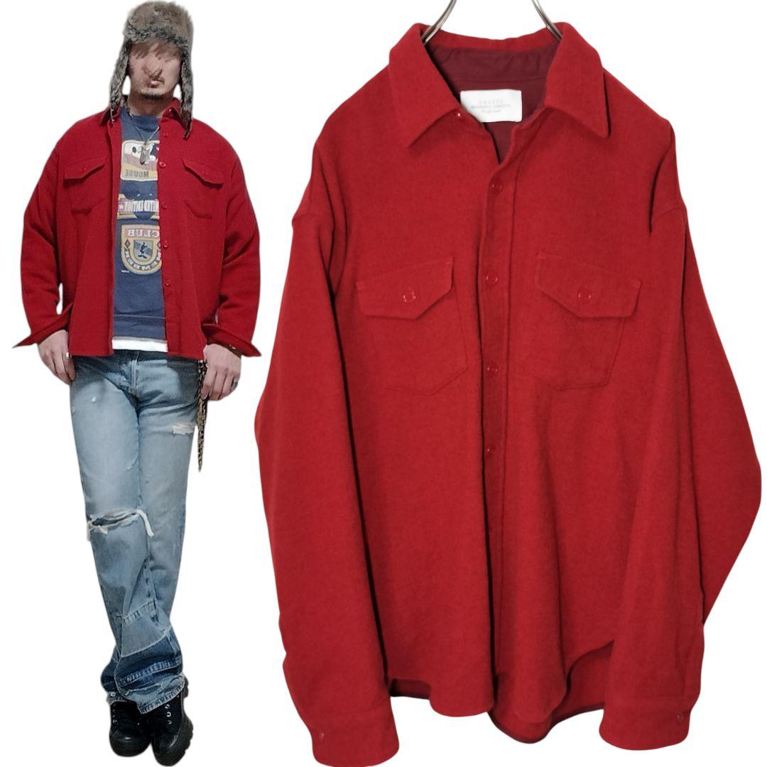 UNUSED アンユーズド ウールシャツ ジャケット メンズ トップス アウター