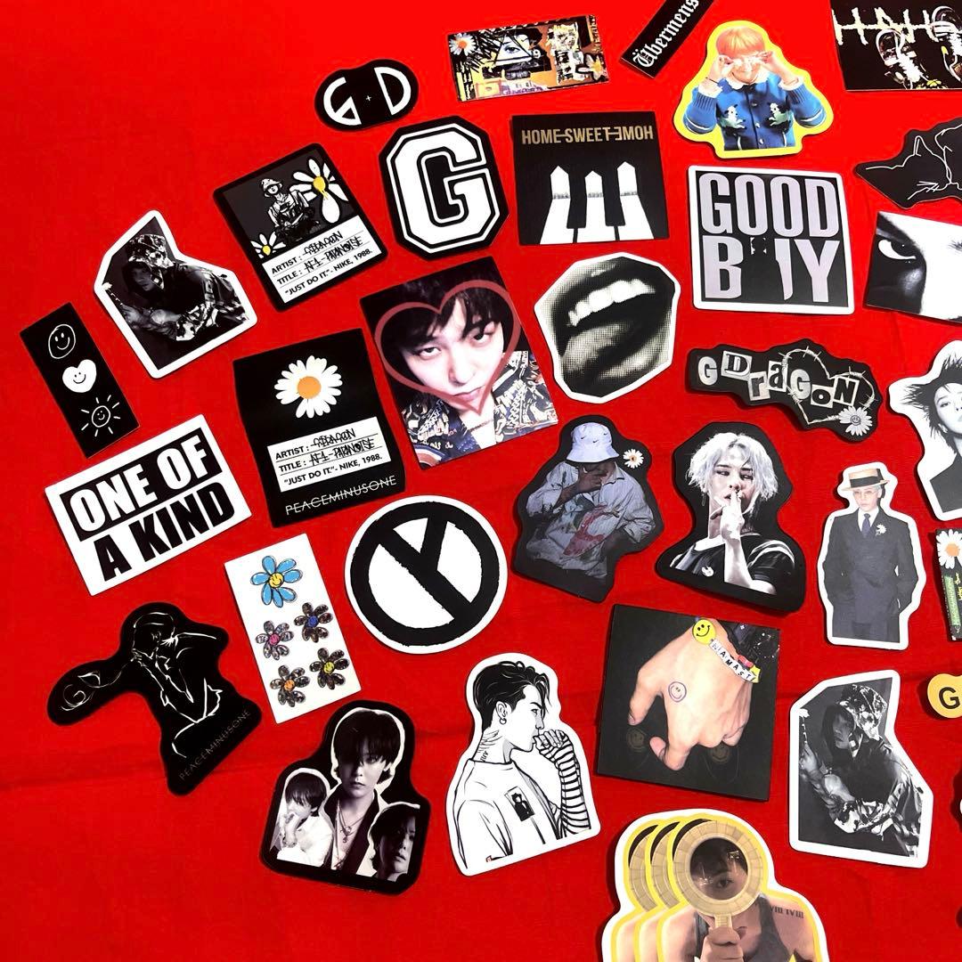 G-DRAGON K-POP BIGBANG ジヨン 韓流 ステッカー シール - メルカリ