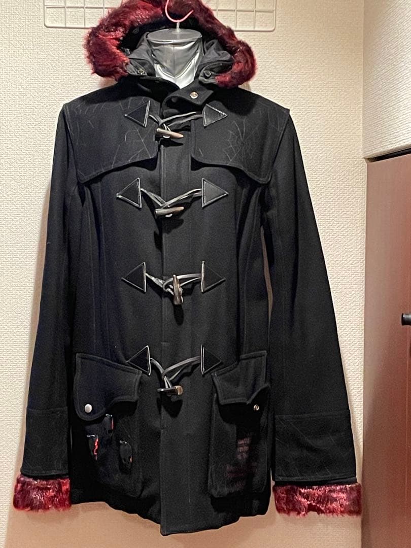 ファー付きダッフルコート　h.NAOTO