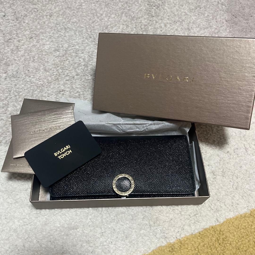 ブルガリ　長財布　ブラック