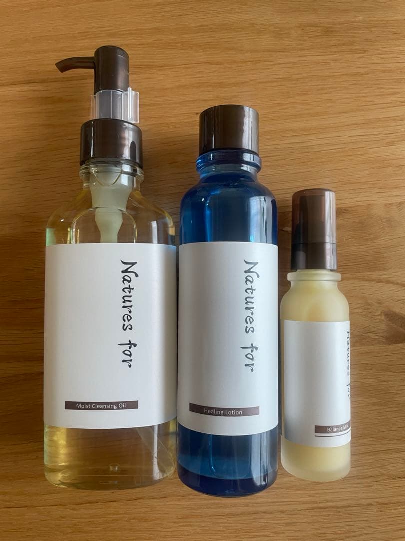 Natures for クレンジングオイル ヒーリングローション バランスミルク