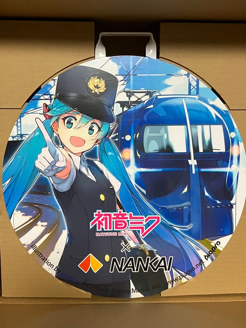初音ミクｘ南海電車 実物大45cm ヘッドマーク 南海電鉄が初音ミクとコラボ、ヘッドマーク・等身大パネル展示など