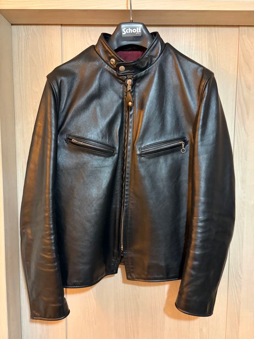 Schott 641xxh ホースハイド　38　ハンガー付き 直営限定/SPECIAL HORSEHIDE 641XX/ スペシャルホースハイド シングル