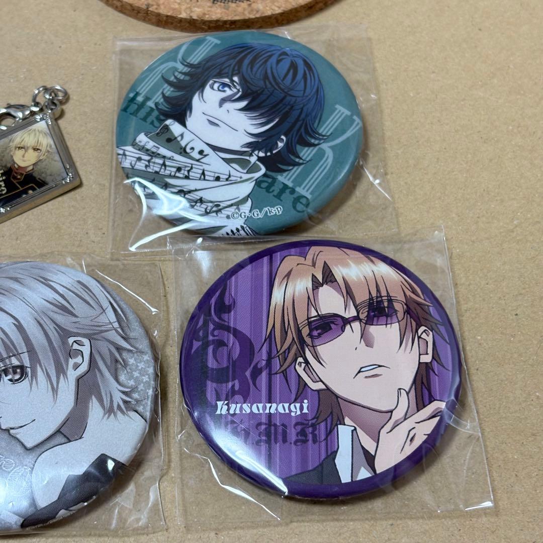 K コルクコースター 缶バッジ 宗像礼司 伏見猿比古 伊佐那社 比水流