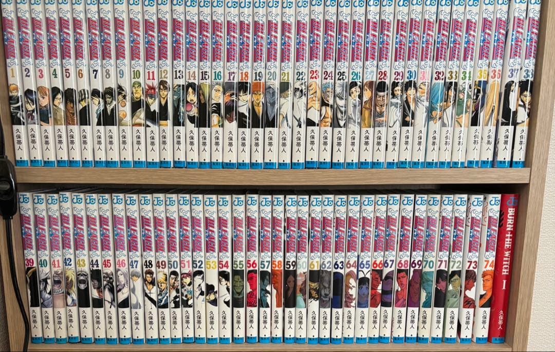 BLEACH 全74巻セット (小説、burn the witch1巻付き)