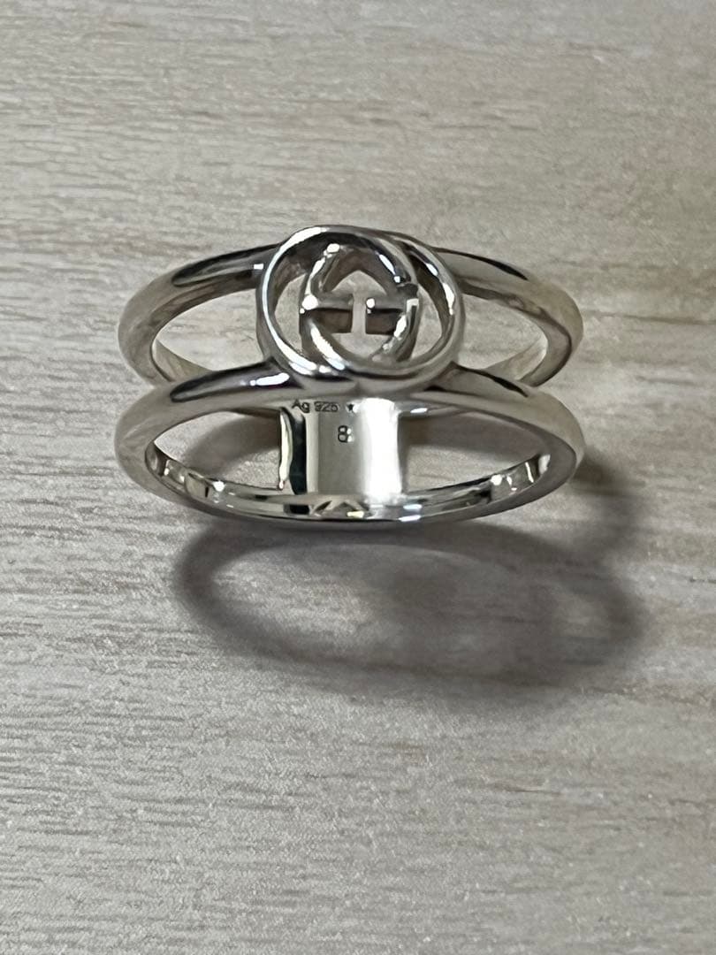 あ*あ様 グッチ　GUCCI 指輪　ダブルリング　8号