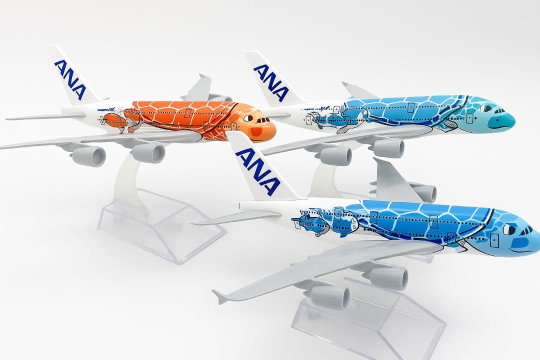 ANA A380 フライングホヌ 2機チョイス エアバス ダイキャスト - メルカリ