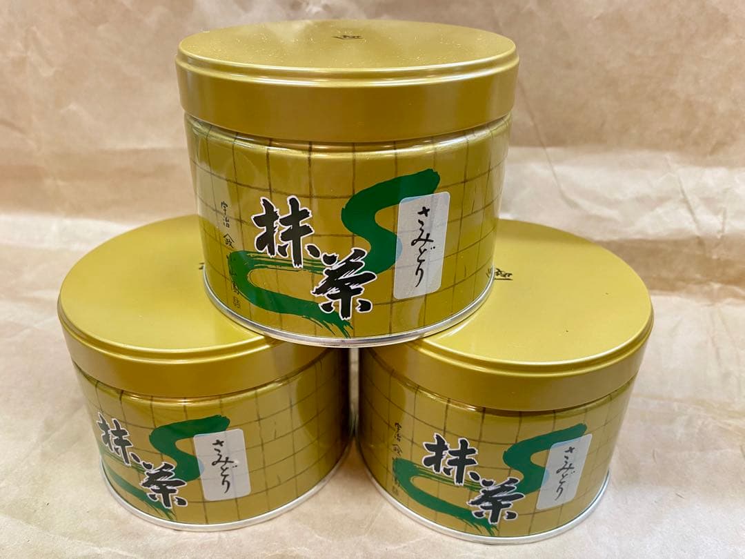 京都宇治抹茶　山政小山園　さみどり150g ×3缶MATCHAPOWDER 楽天市場】【抹茶／Matcha】京都宇治【山政小山園】さみどり150g（薄茶
