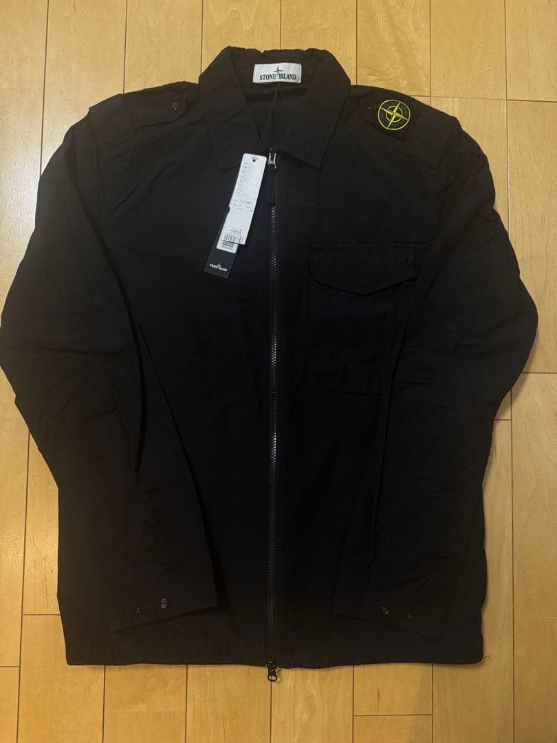 【未使用】STONE ガーメントダナイロンジャケット L 黒