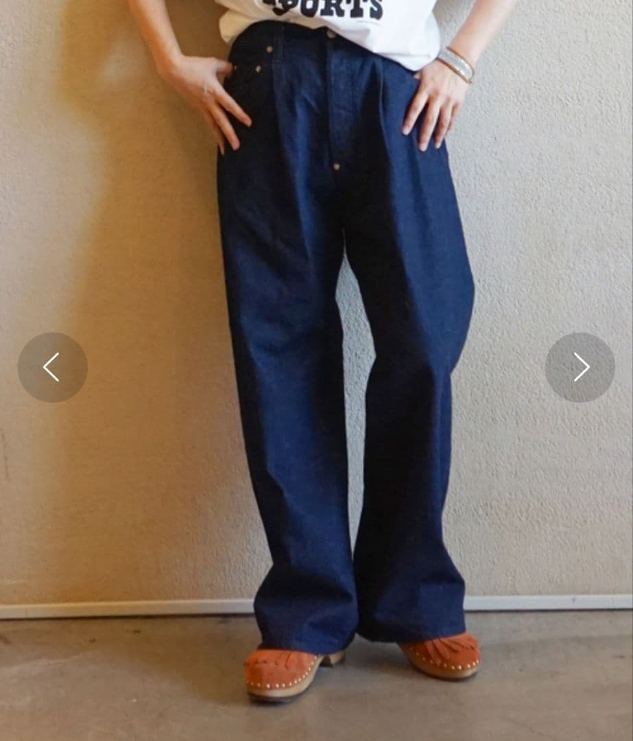 ジャーナルスタンダードラックス 12ozデニム タック5PK 日本製 M ワイド