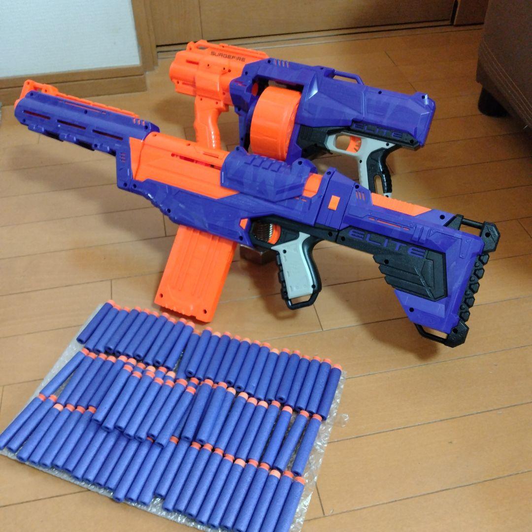 ナーフ（サージファイヤーとデルタトルーパーのセット）ダーツ80個付き