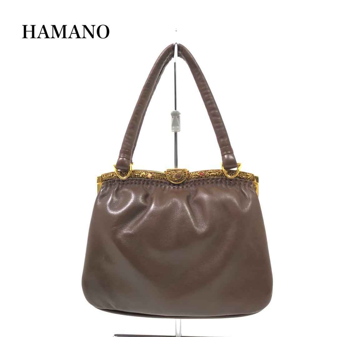 ☆美品☆ 濱野 HAMANO ハマノ サンピエトロ ハンドバッグ 貴石 - メルカリ