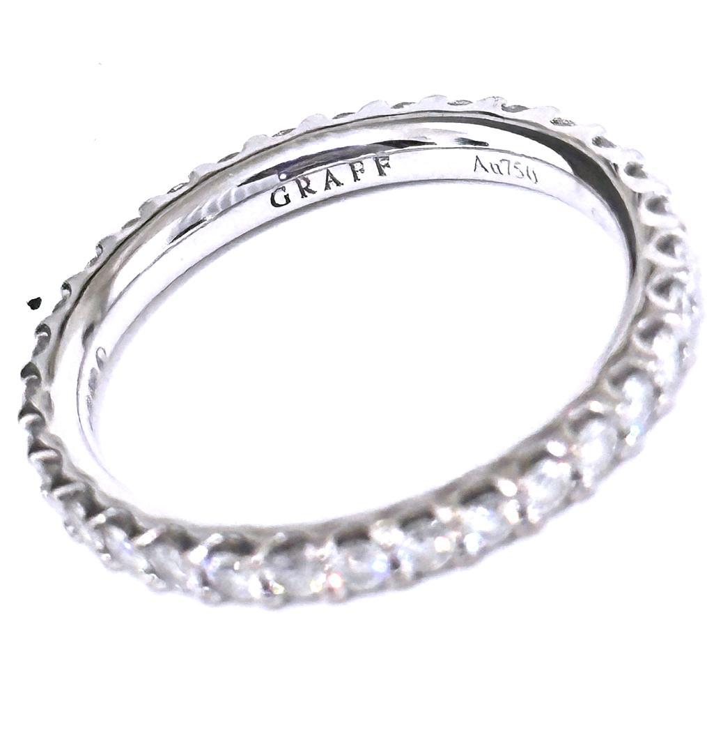 ギャラ 完備 極美品 グラフ ラウンド ダイヤ ウェディング バンド