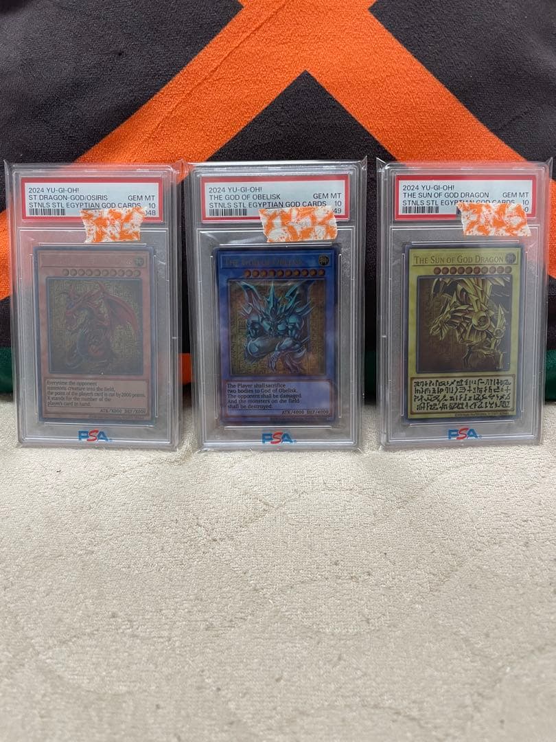 PSA10 連番 三幻神 ステンレス オシリス オベリスク ラー 25th 限定 PSA10 連番 三幻神 ステンレス オシリス オベリスク ラー 25th 限定