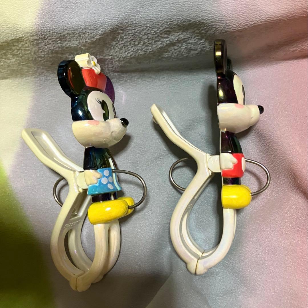 2点まとめ】ディズニー 洗濯バサミ アミューズメント品 ミッキーマウス