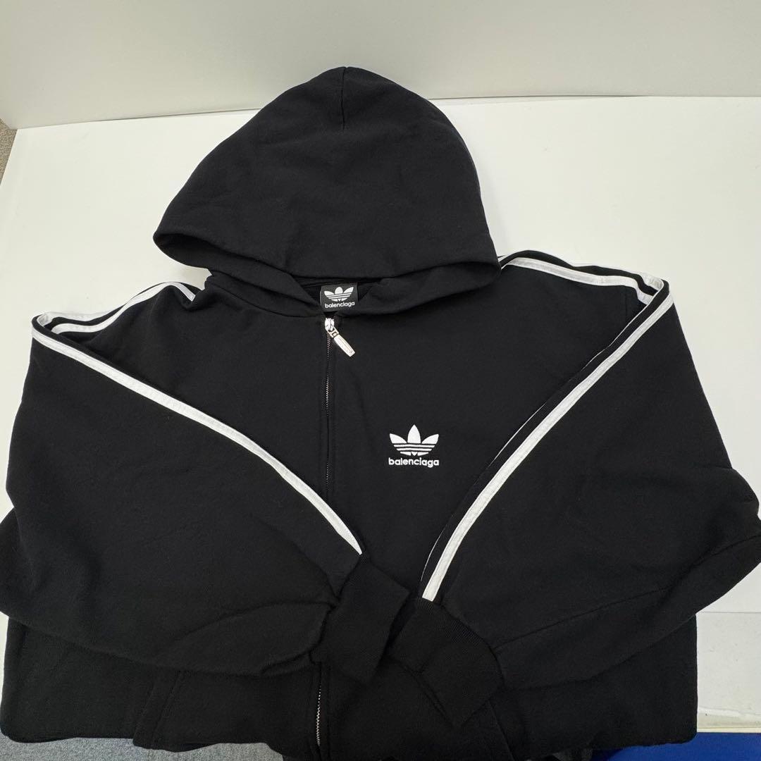 r*t様 balenciaga adidas コラボ パーカー ブラック