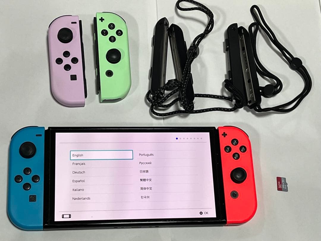 【ジャンク品】Nintendo Switch 有機ELモデル ＋Joy-Con Yahoo!オークション -「switch 有機el ジャンク」の落札相場・落札価格