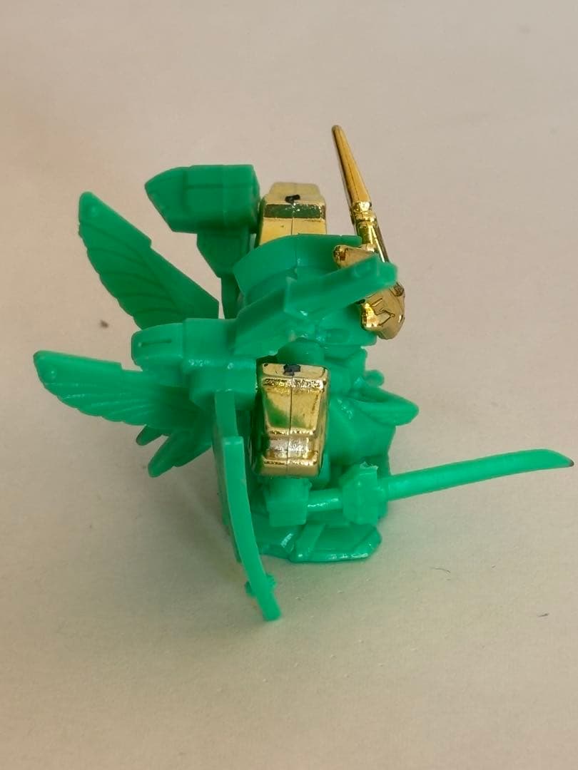 ガン消し SDガンダム 武者飛駆鳥 金メッキ 緑 - メルカリ