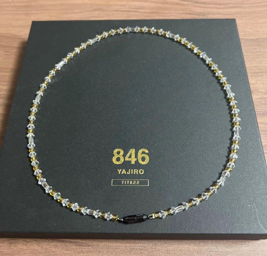 846 YAJIRO クリスタルネックレス