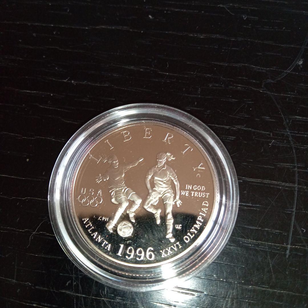 1996年アトランタオリンピック コインセット 金貨、銀貨、銅貨4枚