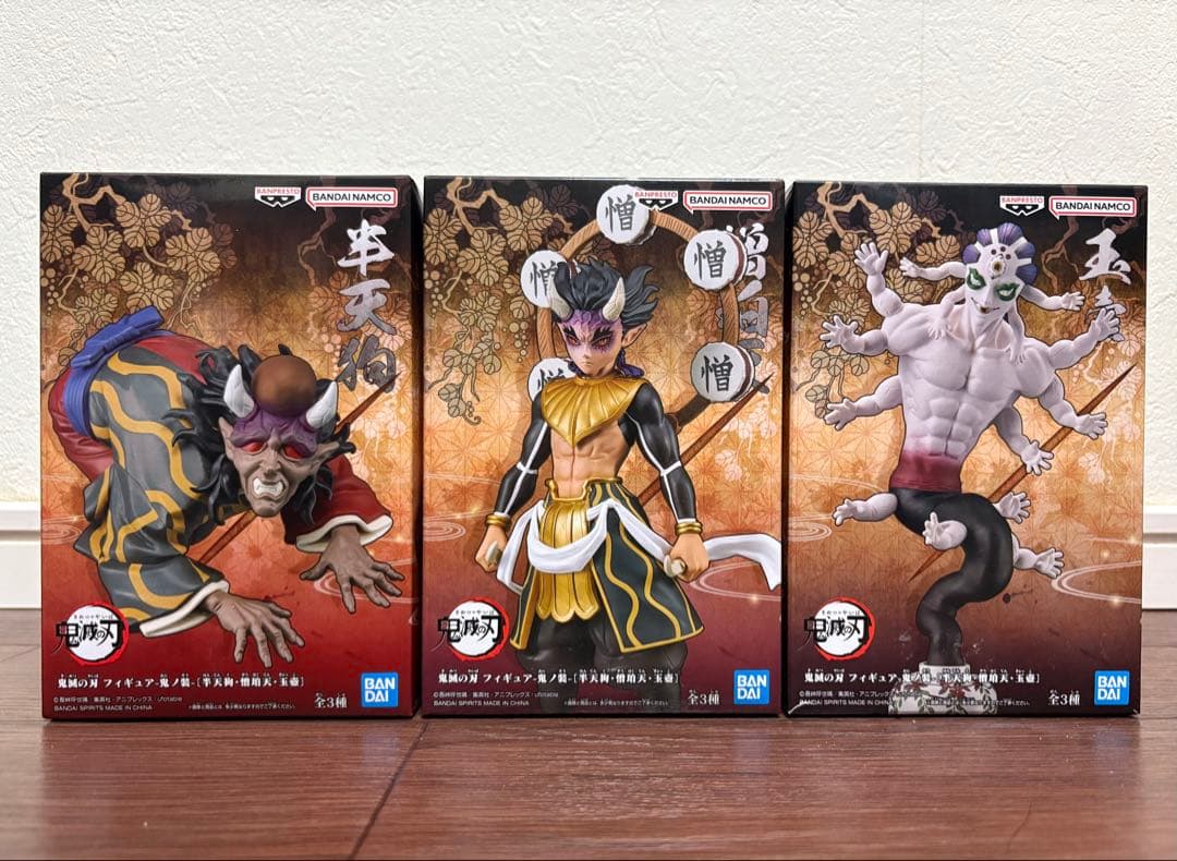 【新品】鬼滅の刃 半天狗＆僧珀天＆玉壺 フィギュア3体セット