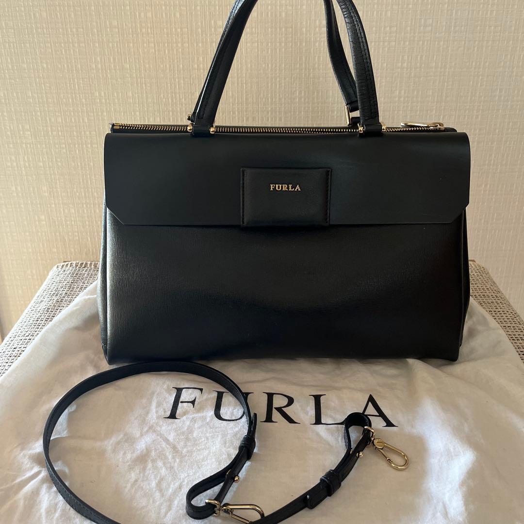 FURLA ハンドバッグ 黒