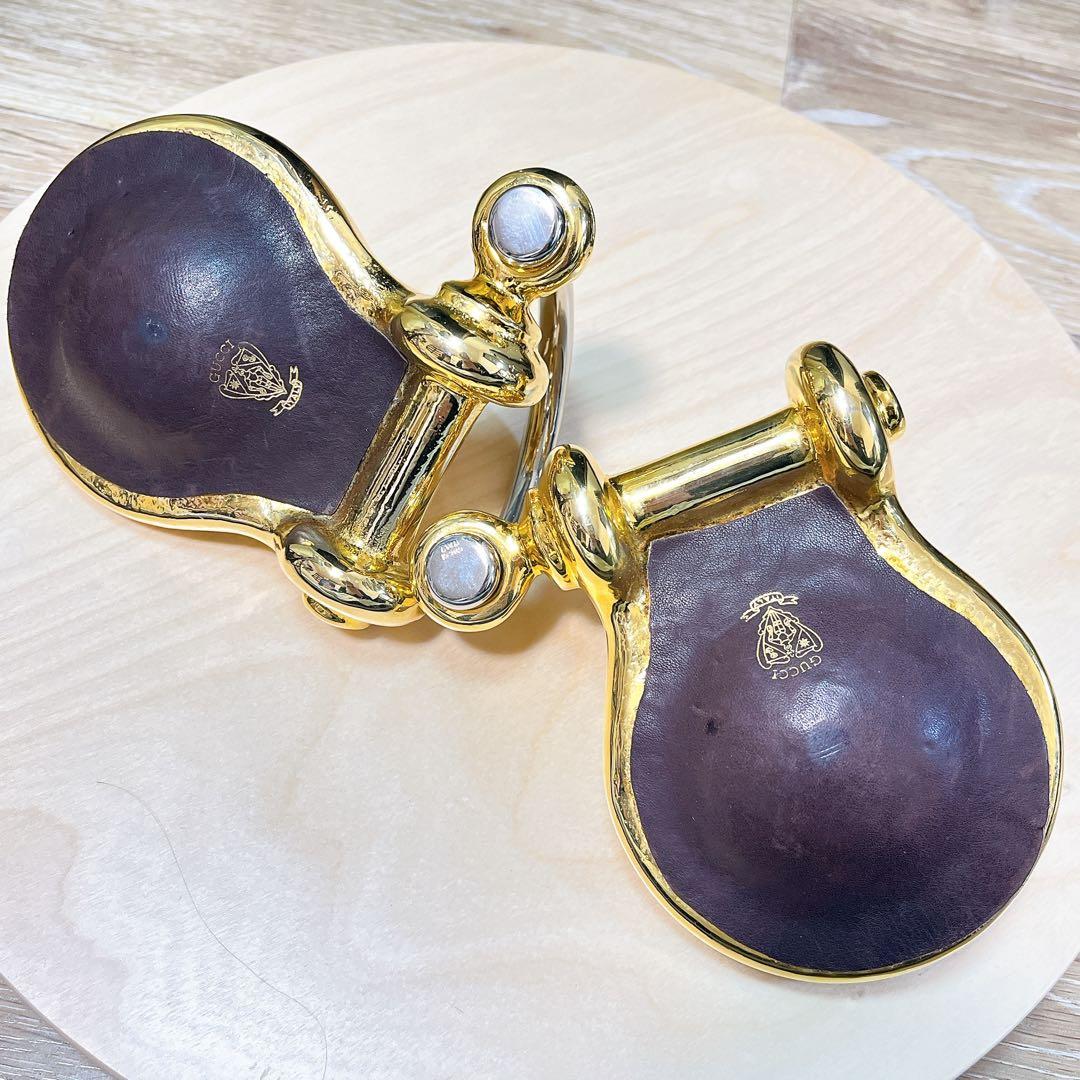 グッチ ヴィンテージ バレット トレイ ゴールド - メルカリ