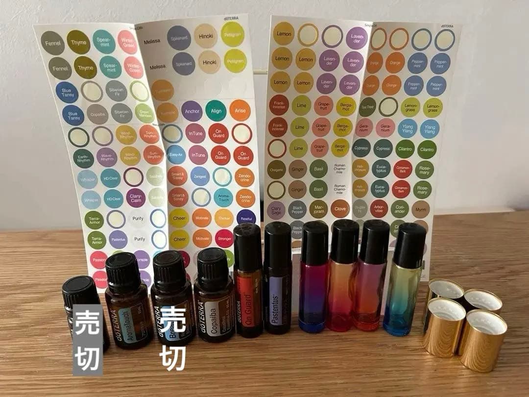 お値下げしました★doTERRAアロマロールオンボトル等14点SET