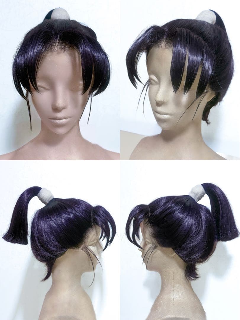 忍たま / 潮江文次郎 / ウィッグ 【セット済み】