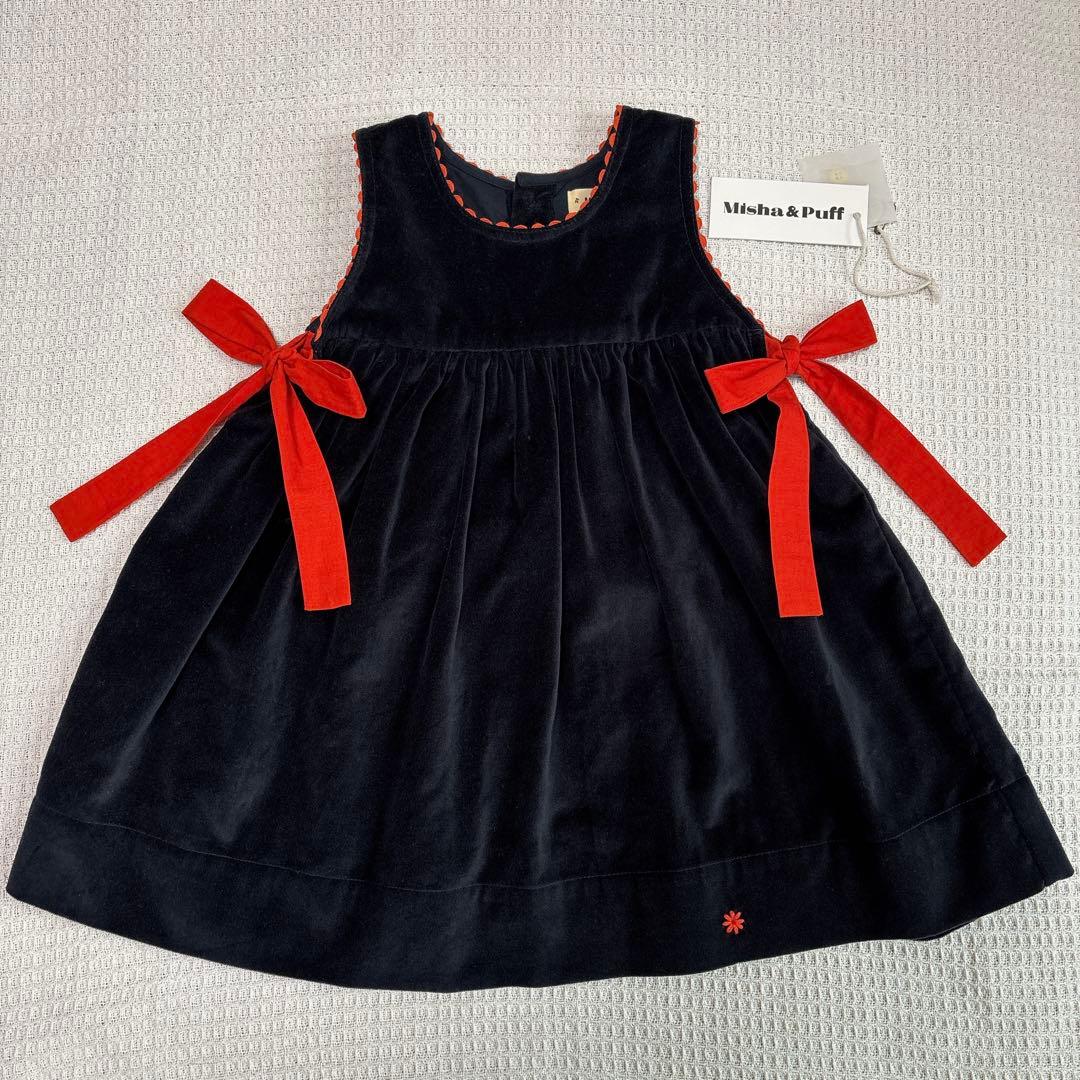 ワンピース Misha&Puff Velvet Esme Dress 2y Misha&Puff】Velvet Esme Dress (Laurel) | MIK & CO
