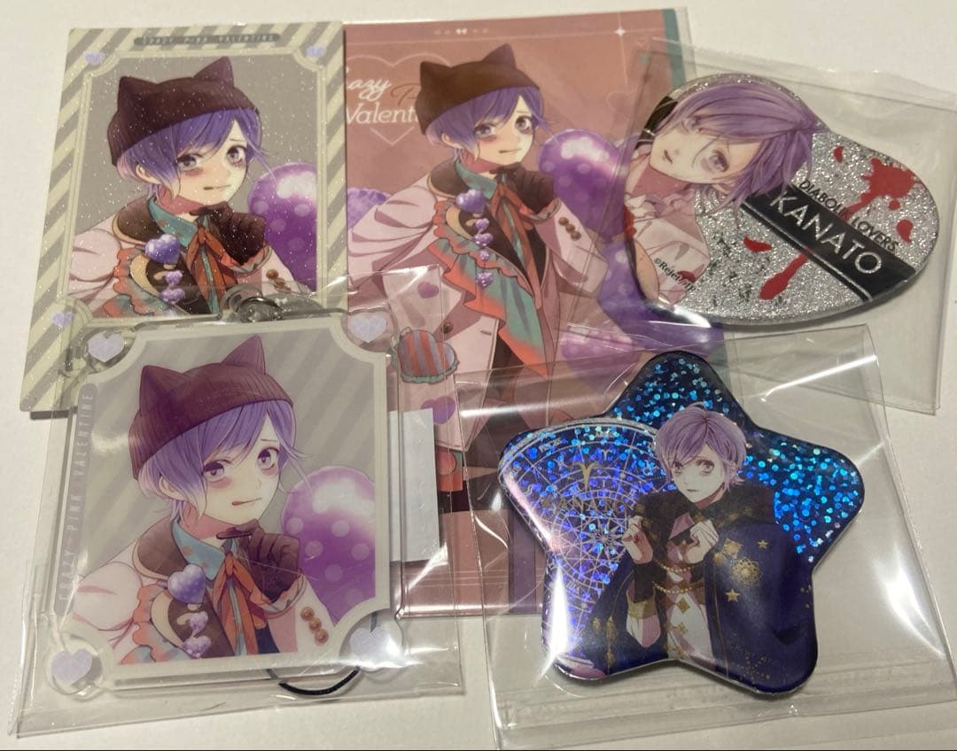 ディアラバ カナト ハート 星型缶バッジセット - メルカリ