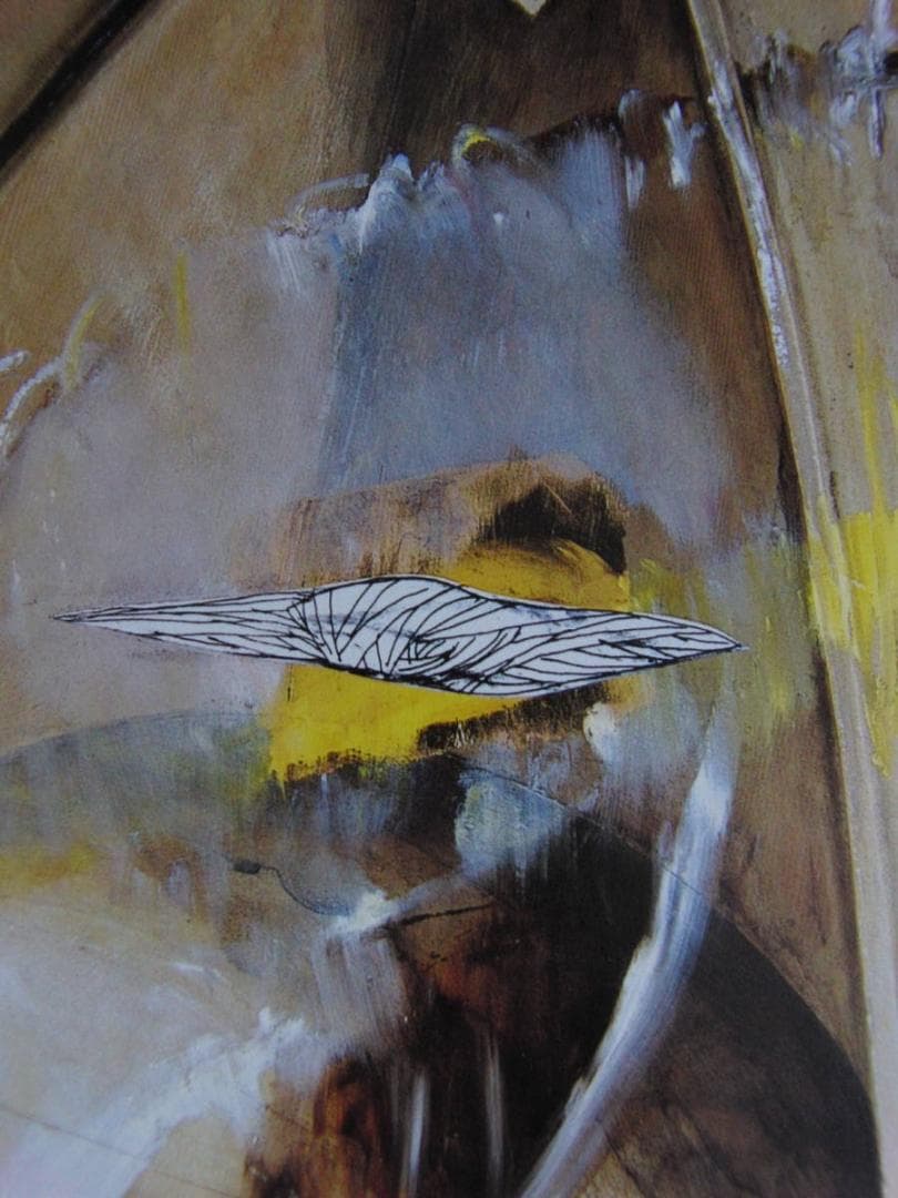 保田井智之、希少な額装用画集より、新品額装付、状態良好