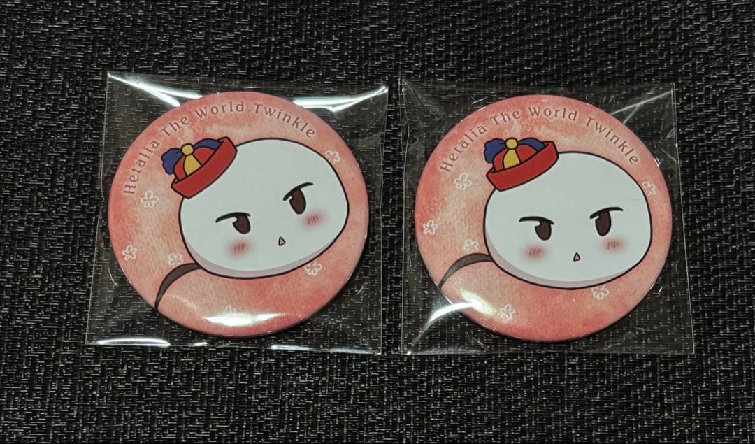 ヘタリア 缶バッジ 中国 もちたりあ - メルカリ