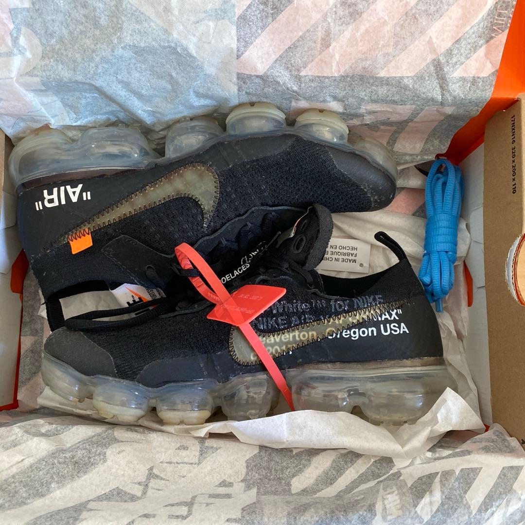 ナイキ エアヴェイパーマックス オフホワイト ブラック - メルカリ