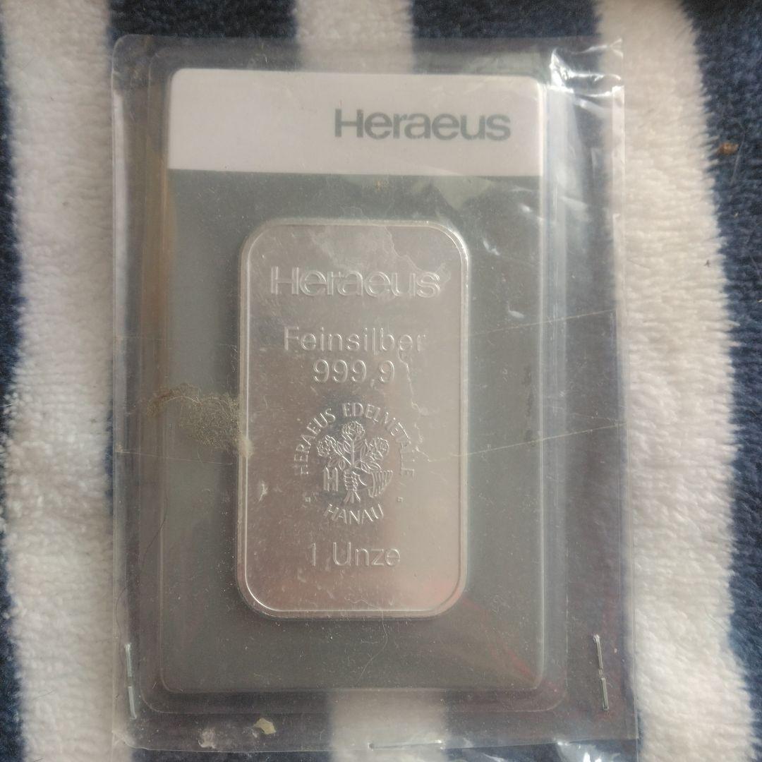 銀　インゴット　一オンス