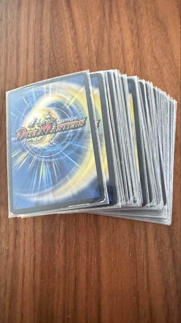 デュエルマスターズ 白騎士デッキ 透明スリーブ入り
