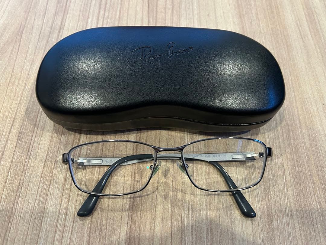 RayBanレイバン度入り眼鏡○度ありメガネめがね　ケース付き