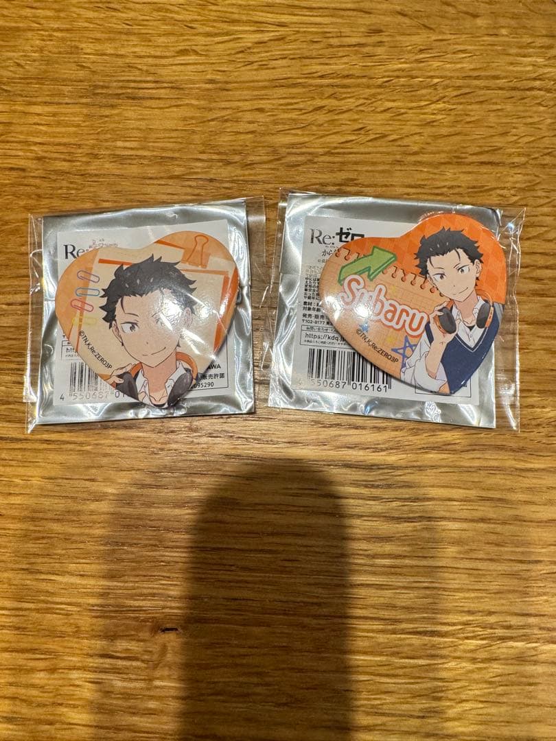 リゼロ トレーディングハート缶バッジ 異世界学園生活 ver