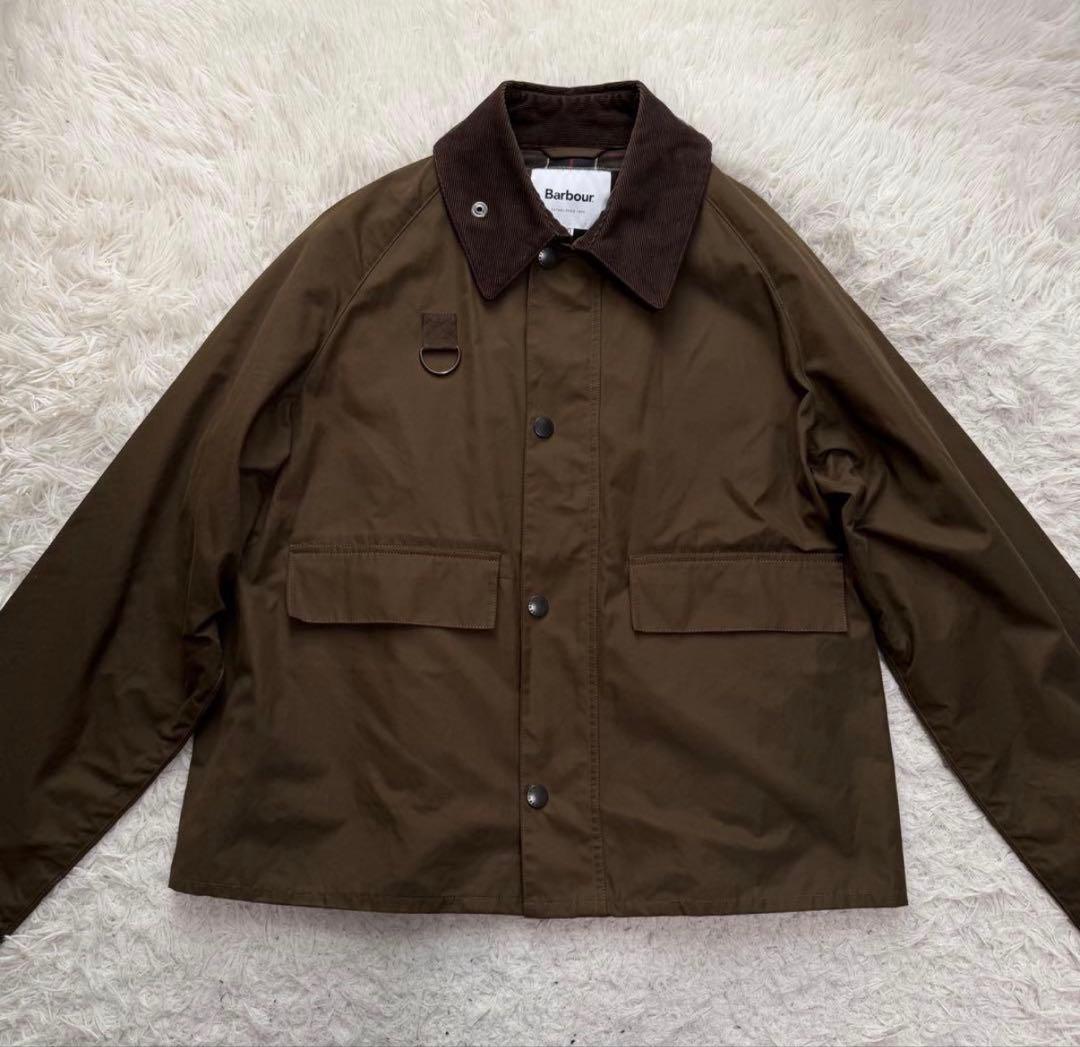 近年極美品XLサイズ相当　バブアー　スペイ　ピーチスキン　ハンティングジャケット