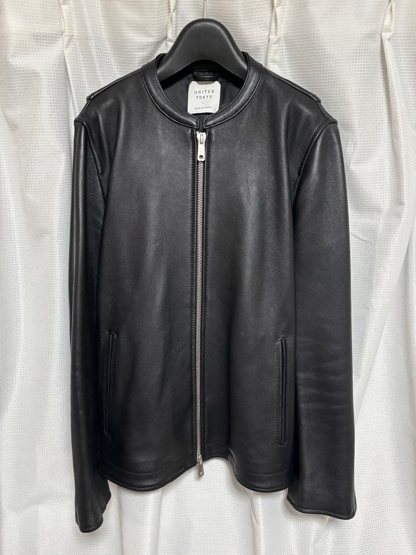 UNITED TOKYOラムレザーシングルライダースジャケット UNITED TOKYO（ユナイテッドトウキョウ）の「ラムレザーシングル