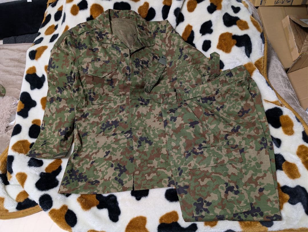 自衛隊迷彩服 上下セット サイズ1A PX