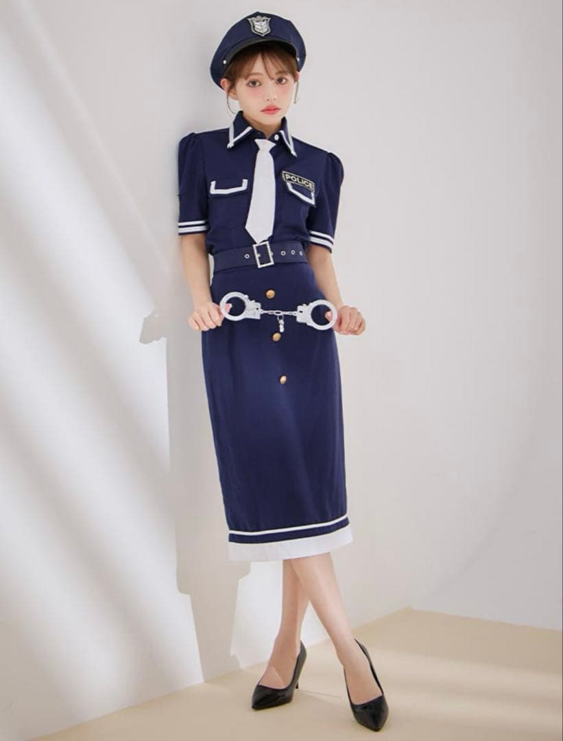 sugarポリスコスプレ 5点セット＋手錠付きMサイズ