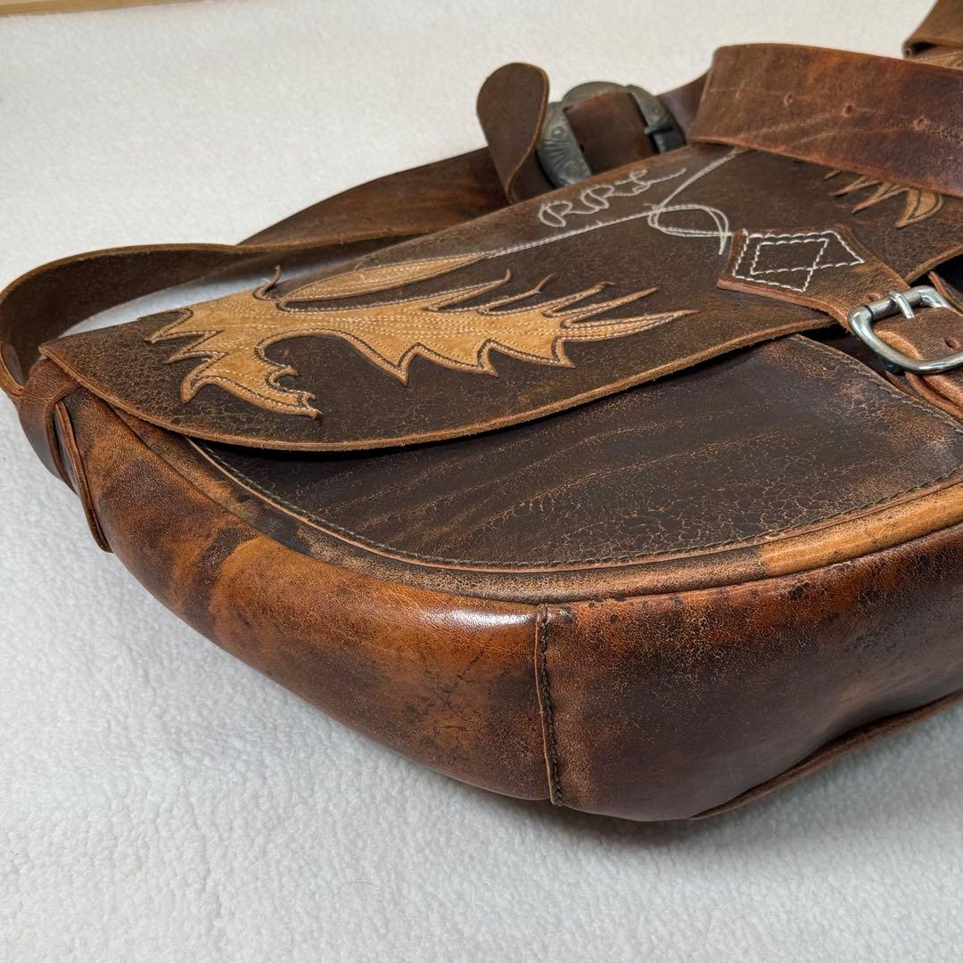 希少 RRL ラルフローレン メッセンジャーバッグ ヴィンテージ - メルカリ