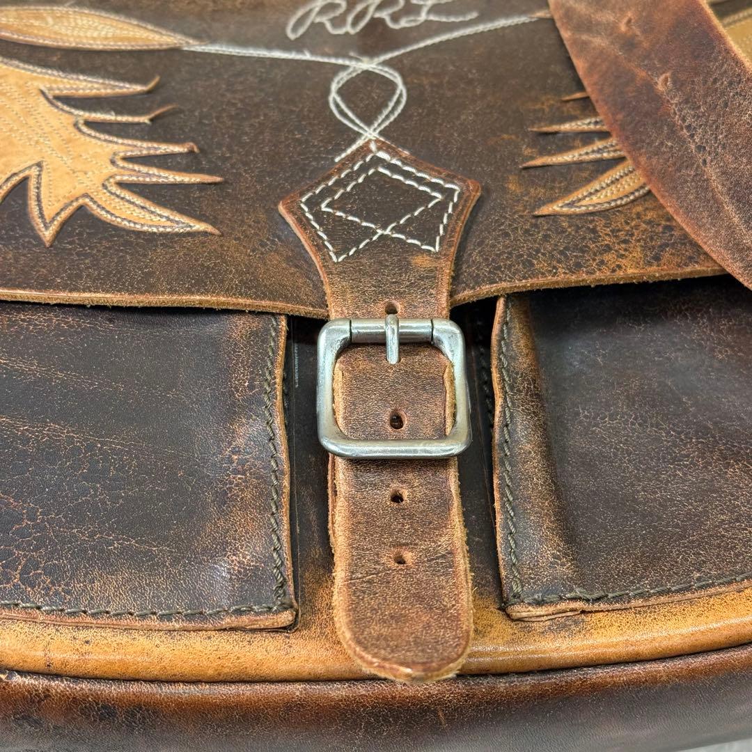 希少 RRL ラルフローレン メッセンジャーバッグ ヴィンテージ - メルカリ