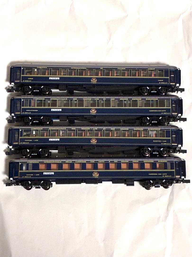 じ*き様 オリエントエクスプレス88 客車4両　kato 内2両室内灯点灯確認済