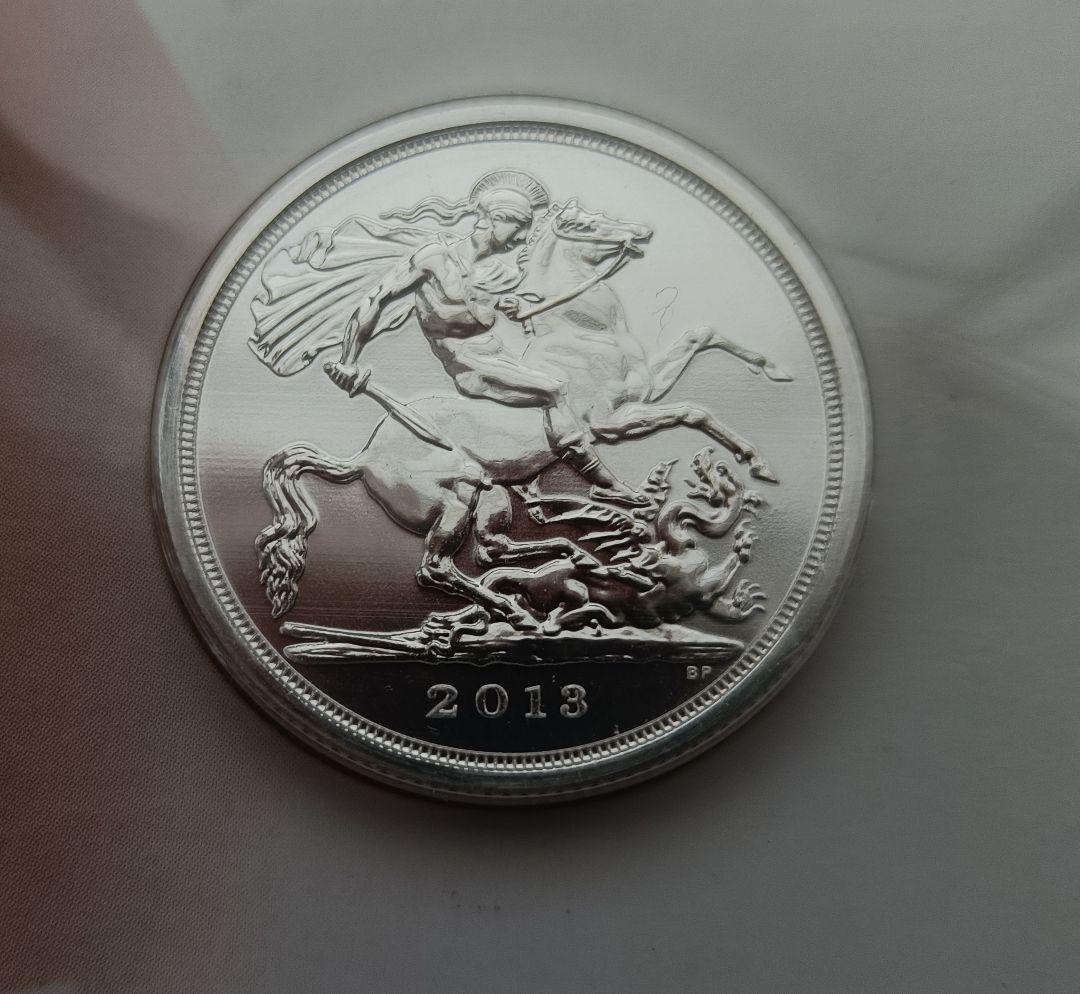 英国 イギリス ￡20銀貨999ag 15.71g 27mm ジョージとドラゴン